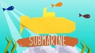 How to Make Origami Submarine Tutorial