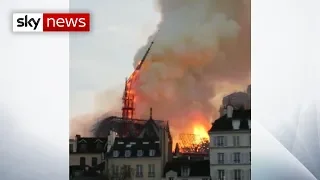 Fire breaks out at Notre-Dame cathedral