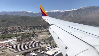 Landing Palm Springs Airport