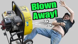 Blown Away! FREE 20.000 CFM Gas Powered Fan - Will It Work?