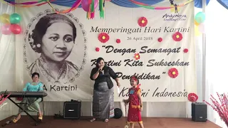 JUARA 1 FASHION SHOW ANAK Adat Dayak Kalimantan || HARI KARTINI || PAUD ANLC