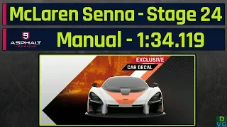 Asphalt 9 | McLaren Senna Special Event | Stage 24 - 1:34:119 w/ 4302 Senna