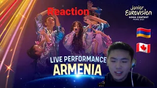 Maléna - Qami Qami - LIVE - Armenia 🇦🇲 - Junior Eurovision 2021 | REACTION (Armenian Music) WOW!!