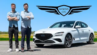 2022 Genesis G70 Quick Review // Kia Stinger In A Tuxedo