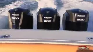 Evinrude E-TEC G2 300hp Test 2015- By BoatTest.com