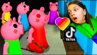 ПИГГИ 100 новые БАГИ и Приколы из лайка и тик тока Роблокс Piggy roblox секрет пигги и Валеришка