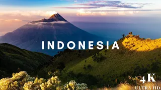 INDONESIA (4K UHD) Ambient Drone Film With Relaxing Piano Music for Stress Relief, Spa, Yoga