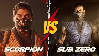 EPIC Mortal Kombat 1 Showdown: Scorpion vs. Sub-Zero - The Ultimate Battle for Supremacy!