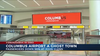 Columbus airport empty