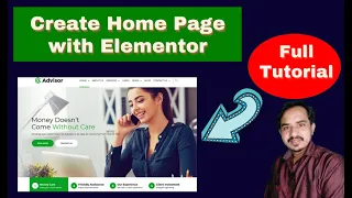 How to Create Homepage with Elementor in Hindi | Home Page Full Tutorial | Wordpress