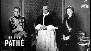Princess Grace Visits The Pope (1957)
