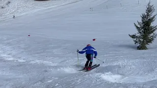 Ben doing a little 2021 skiing in 1991 pants.