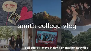 smith college vlog #1 - move in day + orientation week