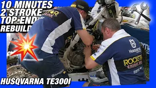 10min 2stroke top end rebuild by HUSQVARNA FACTORY ENDURO TEAM