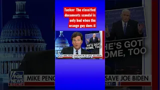 Tucker Carlson: Mike Pence just saved Joe Biden #shorts