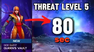 MCOC Queen's Vault - Threat Level 5!! April 2024 Side Quest!! Marvel Contest of Champions