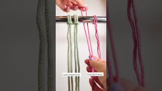 Lark's Head Knot #macrame #macrameforbeginners #diy