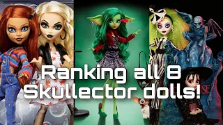 RANKING ALL 8 MONSTER HIGH SKULLECTOR DOLLS | tier lists with Lizzie