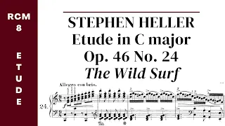 Stephen Heller: Etude in C major, Op. 46 No. 24 (RCM Level 8 Etude) with sheet music