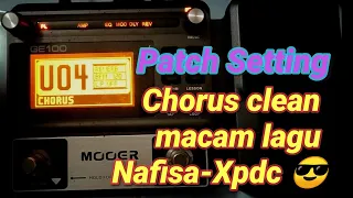 Patch Chorus - Mooer Ge100 (clean)