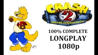 Crash Bandicoot 2 - PS1 - Longplay - 100% Complete - No Commentary