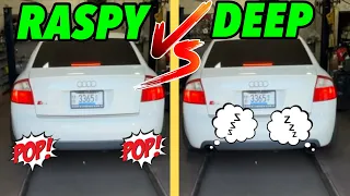 Raspy Or Deep Exhaust Sound? Whats the Difference?