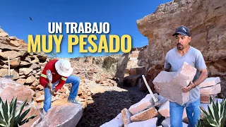 "DE LAS PIEDRAS SACAMOS PARA MANTENER A LA FAMILIA"