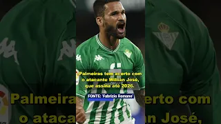 RESUMO DO MERCADO DA BOLA: Palmeiras tem acordo com Willian José, Sevilla quer Yuri Alberto e mais!