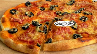 ПІЦА , ЯК В ПІЦЕРІЇ 🍕 РЕЦЕПТ ПІЦИ НА ТОНКОМУ ТІСТІ 🍕 Домашня піца рецепт 🍕 ТІСТО ДЛЯ ПІЦИ