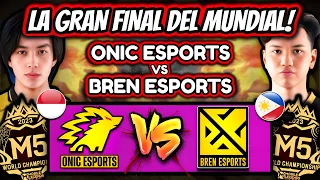 THE BEST FINAL OF ALL TIME! ONIC ID vs BREN ESPORTS - M5 GRAND FINAL | MOBILE LEGENDS