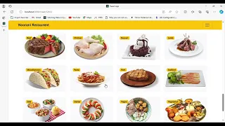 Restaurant Website using HTML, CSS, JavaScript, React.js.