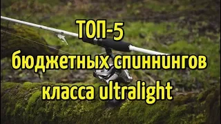 ТОП 5 лучших бюджетных спиннинговых удилищ класса ультралайт для новичка