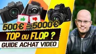 Quelle CAMÉRA choisir / acheter en 2023 ? Pourquoi payer plus ? 500€ - 1000€ - 2000€ - 3000€