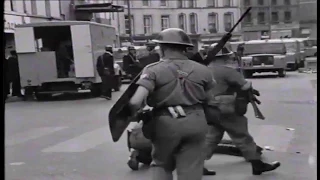 Derry City, Ireland: August 1969 - British Troops enter.