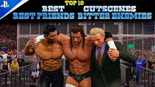 Best Friends, Bitter Enemies Best Cutscenes From WWE 2K15! PS5 (4K 60FPS) Top 10