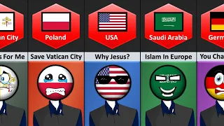 What If Italy 🇮🇹 Accepts Islam ☪︎ - Reaction From Different Countries