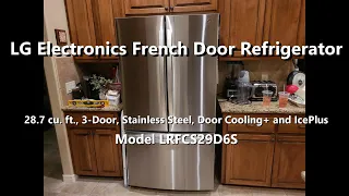 LG Refrigerator French Door Stainless - Model LRFCS29D6S