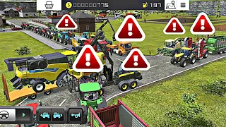 Traffic Jam With All Vehicles in Fs 16 ! Singal Player ! Gameplay!