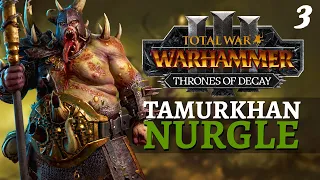 TOAD DRAGON vs ARCHAON | Thrones of Decay - Total War: Warhammer 3 - Nurgle - Tamurkhan 3