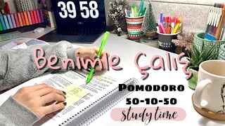 Late Night Study With Me 📚☕️| Pomodoro 50-10-50 | Medical Student👩🏻‍⚕️