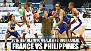 France vs Gilas Pilipinas Full Game Highlights 2016 FIBA Olympic Qualifying Tournament