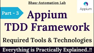 Part -3  Appium automation framework scratch to advance level | required tools & technologies