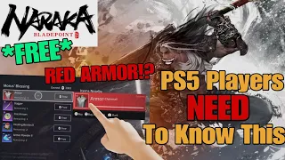 How To Get *FREE RED ARMOR* Instantly!? | Naraka Bladepoint