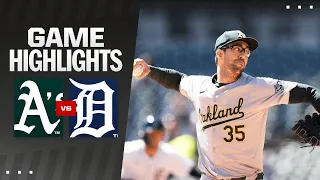 A's vs. Tigers Game Highlights (4/7/24) | MLB Highlights