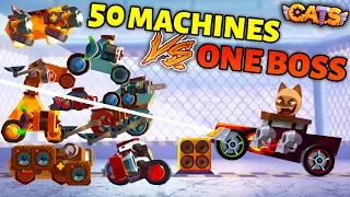 C.A.T.S 50 MACHINES VS. 1 BOSS IN GRAND PRIX! - Crash Arena Turbo Stars