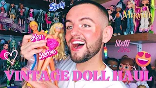 VINTAGE HAUL INCLUDING 80s KEN, 90s BARBIE, 90s SINDY, 90s STEFFI LOVE, TYCO ARIEL & FASHION CORNER!