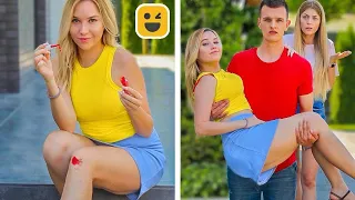 FUNNY FRIENDS PRANKS! Couple Pranks and Girls DIY Hacks