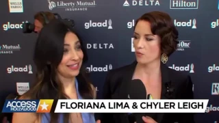 Chyler Leigh and Floriana Lima talk " Sanvers " GLAAD AWARDS