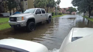 Hurricane Idalia on Davis Island in Tampa