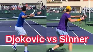 Novak Djokovic vs Jannik Sinner Forehand Comparison (Tennis Technique Explained)